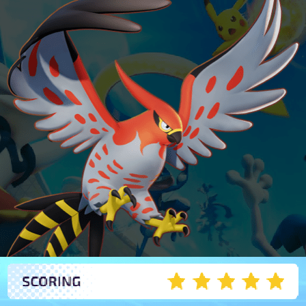 Scoring stat explained. Talonflame has the highest scoring stat in Pokémon Unite with 5 stars.