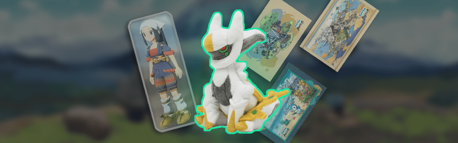 PokePatch Pokemon Legends Arceus All preorder bonuses in US
