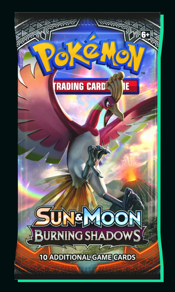 Sun and Moon Burning Shadows booster pack