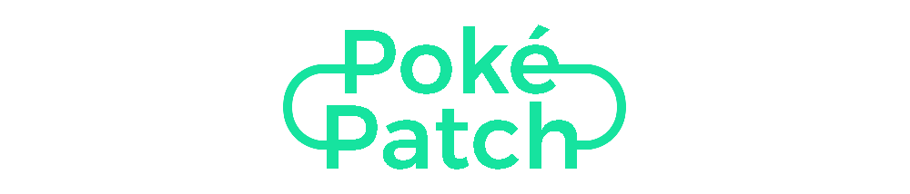 PokePatch logo header green