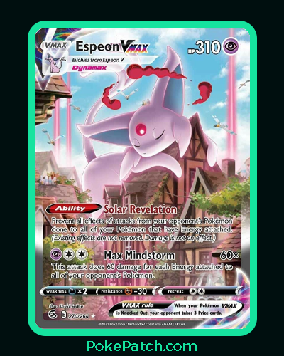 PokePatch Pokemon alt art espeon Fusion Strike display