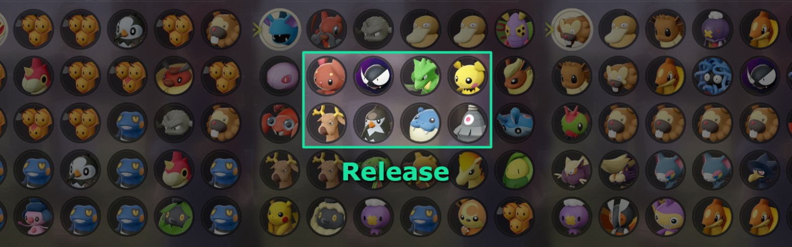 PokePatch Pokemon Legends Arceus release multiple in pasture