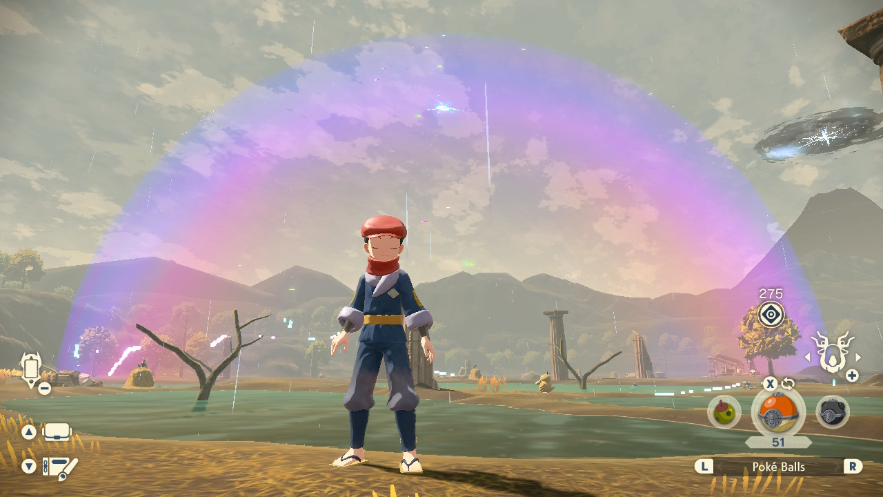 Pokemon Legends Arceus space time distortion forming bubble