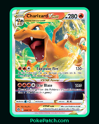 PokePatch Pokemon Charizard Vstar Display