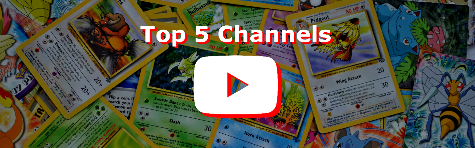 PokePatch Top 5 YouTube Pokemon Card TCG Channels