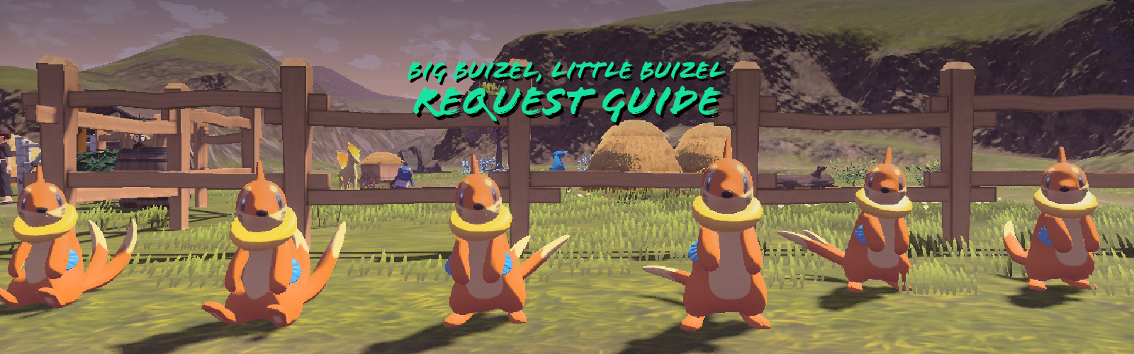 PokePatch Pokemon Legends Arceus Big Buizel Little Buizel Request Guide post art