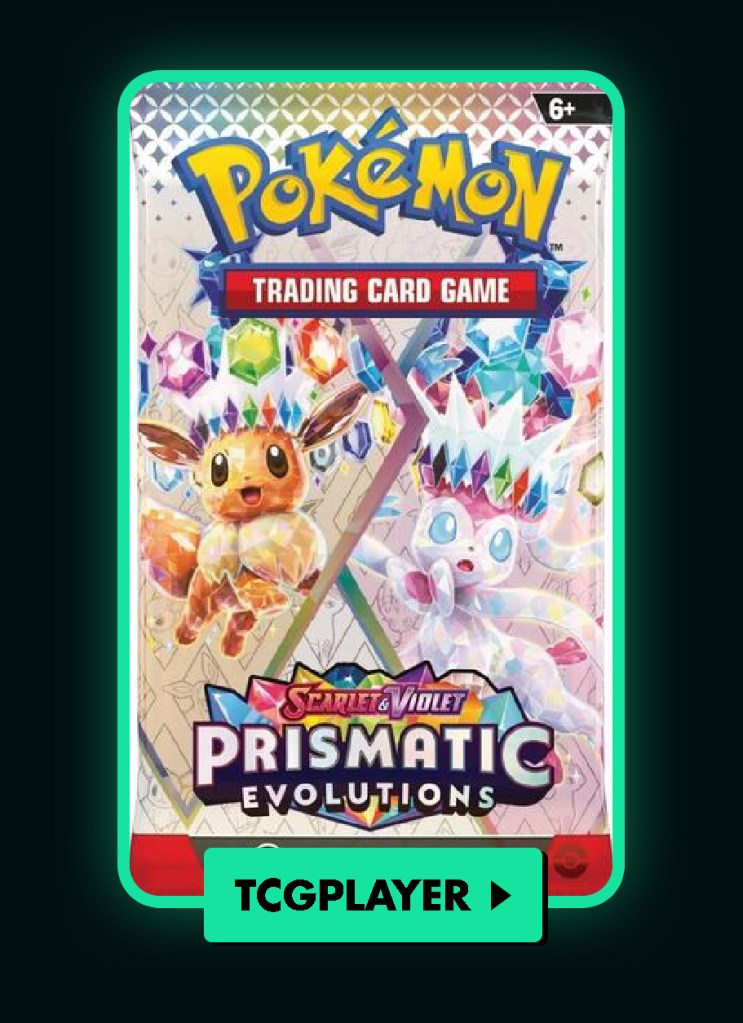 TCGplayer button packs prismatic evolutions