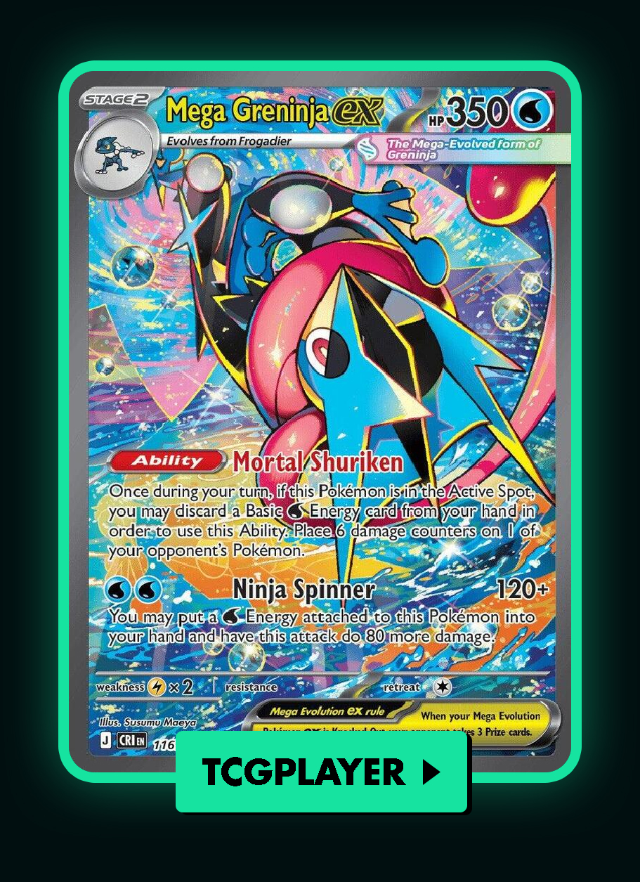 TCGplayer button cards Mega Greninja ex